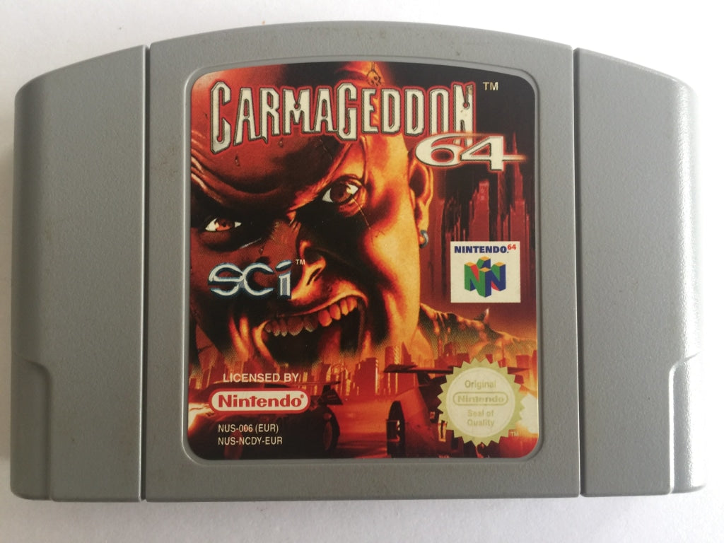 Carmaggedon 64 Cartridge