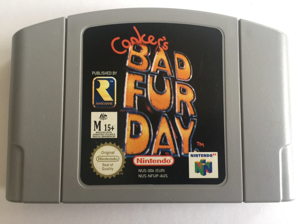 Conker s Bad Fur Day Cartridge The Game Experts