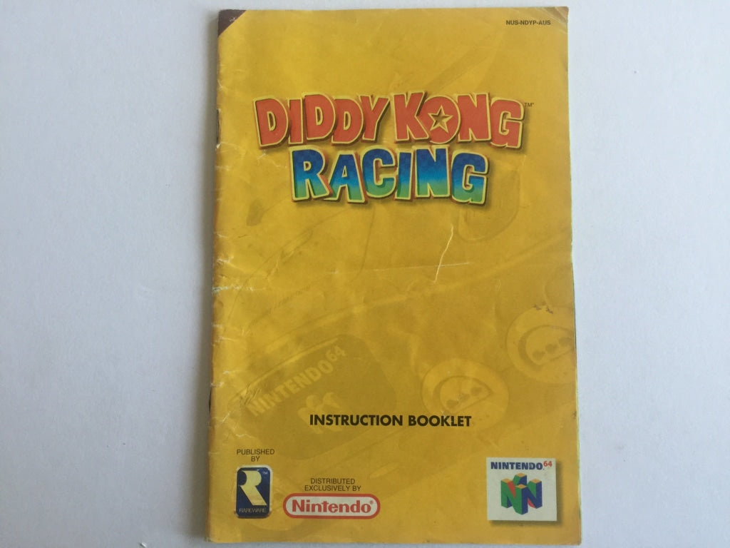 Diddy Kong Racing Game Manual