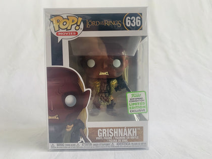 Limited Edition Funko Exclusive 2019 Eccc The Lord Of Rings Grishnakh #636 Pop Vinyl Brand New &