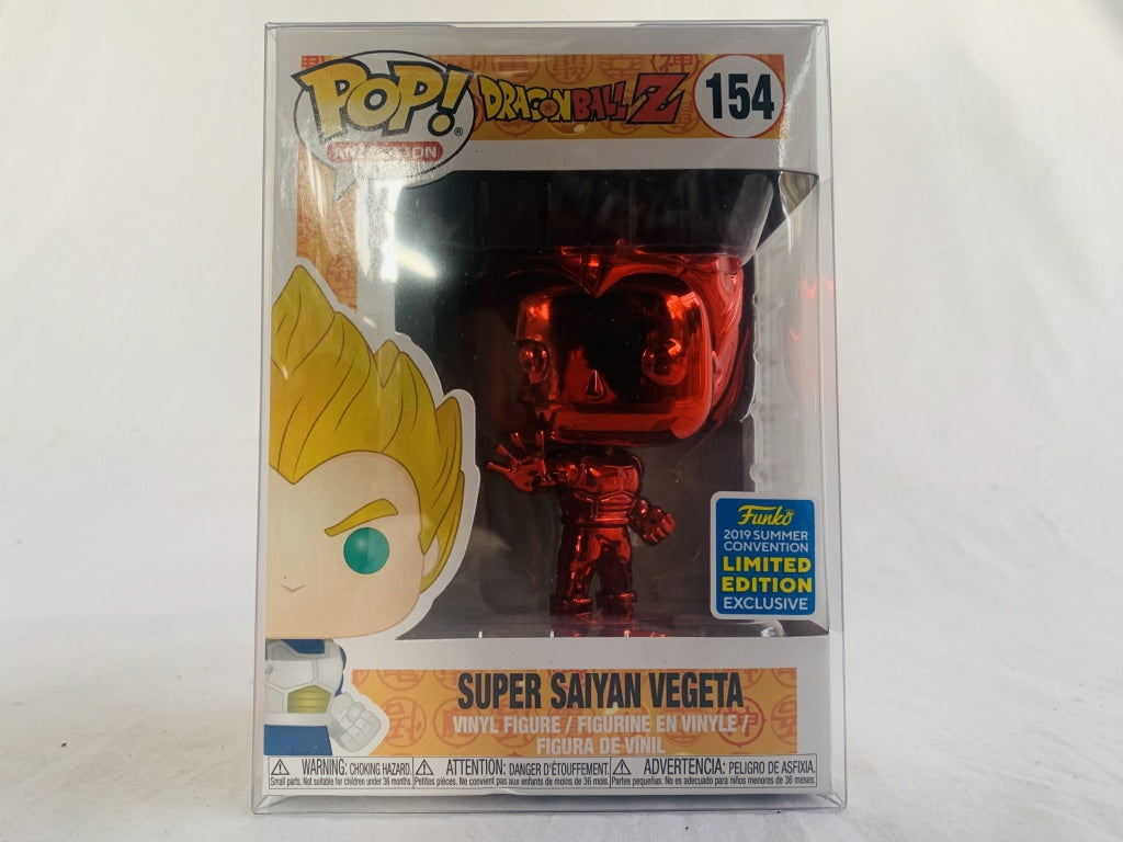 Dragon Ball Z Red Chrome Super Saiyan Vegeta SDCC 2019 Exclusive