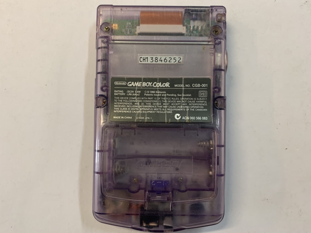 Atomic Purple Gameboy Color Console – The Game Experts