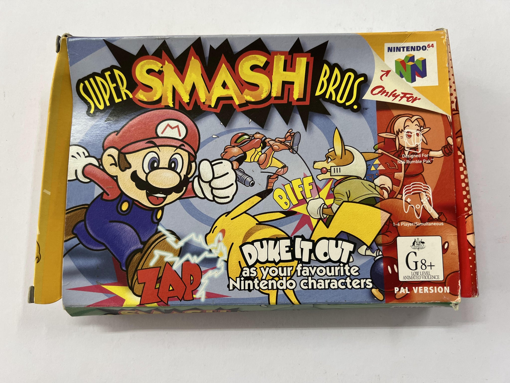 Super Smash Bros In Original Box