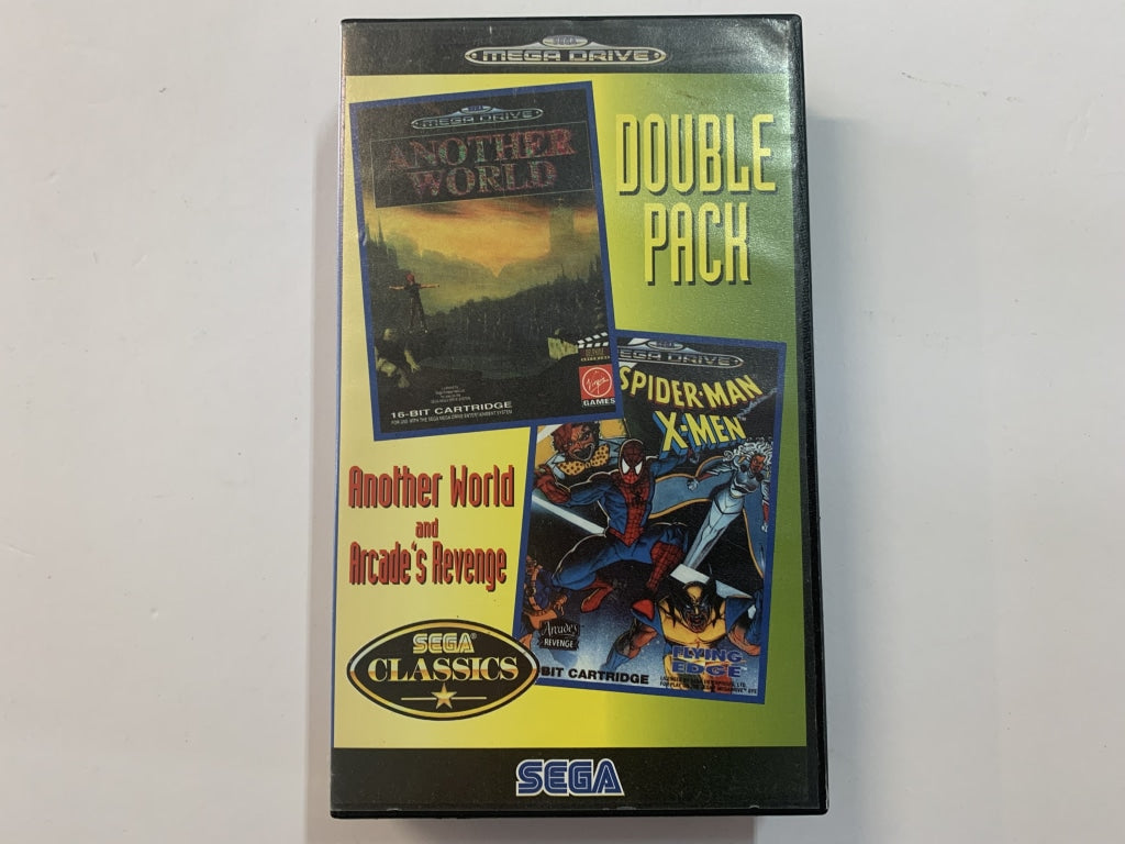 Another World & Spider-Man X Men Arcade's Revenge Double Pack Complete In Original Case