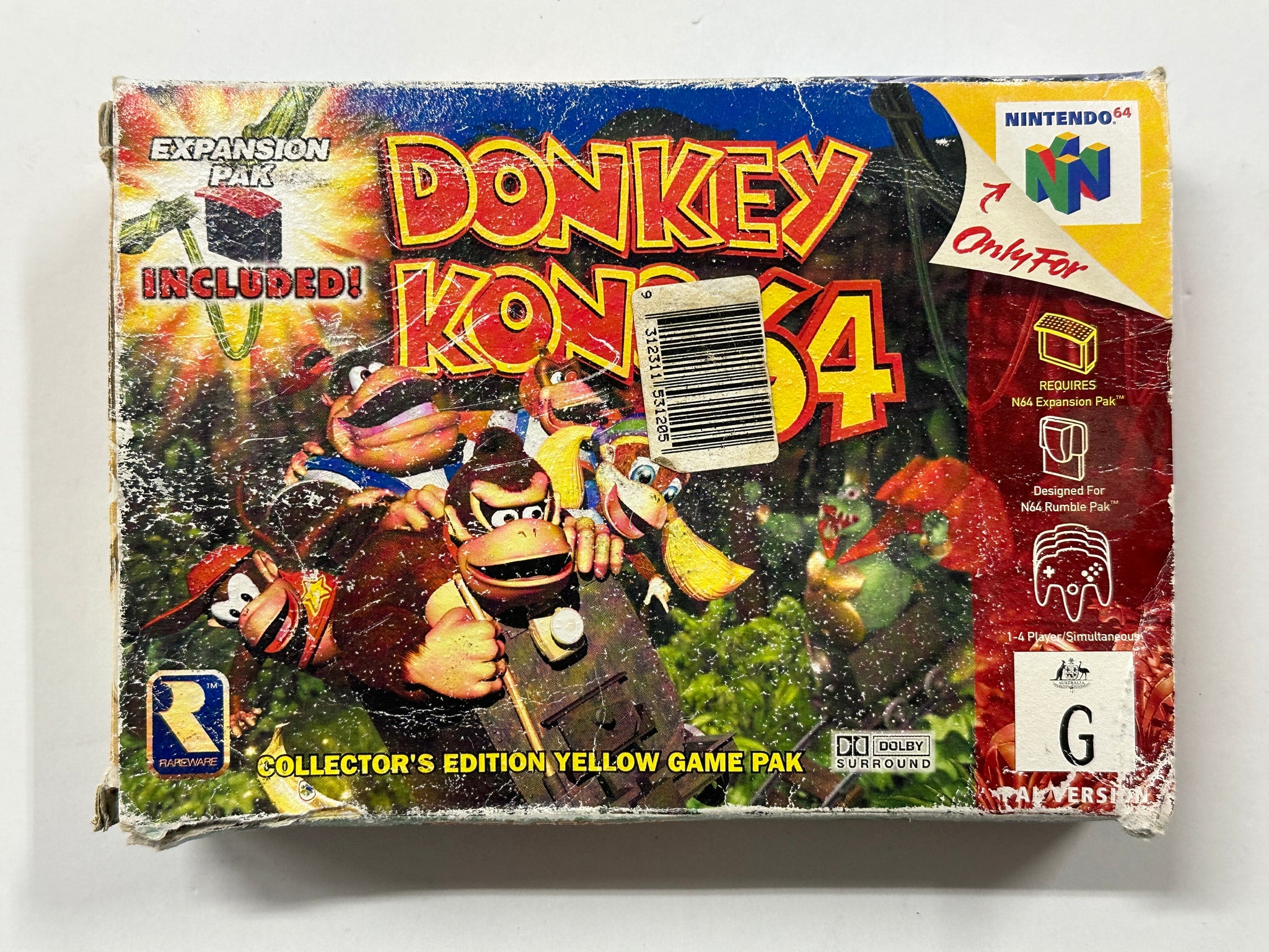 Donkey Kong 64 Complete In Box with Expansion Pack