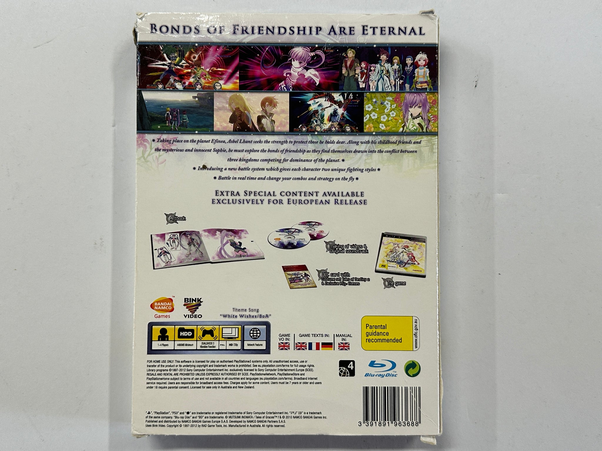 Tales of Graces F Day One Collector's Edition Complete In Box