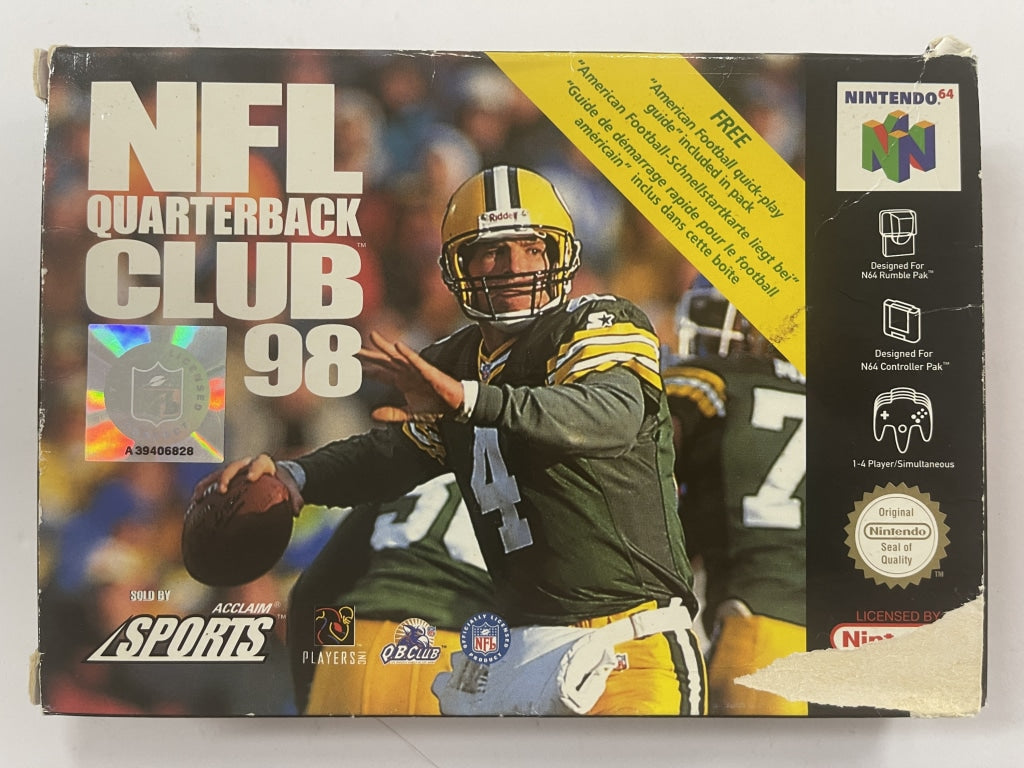 NFL Quarterback Club 98 Complete In Box