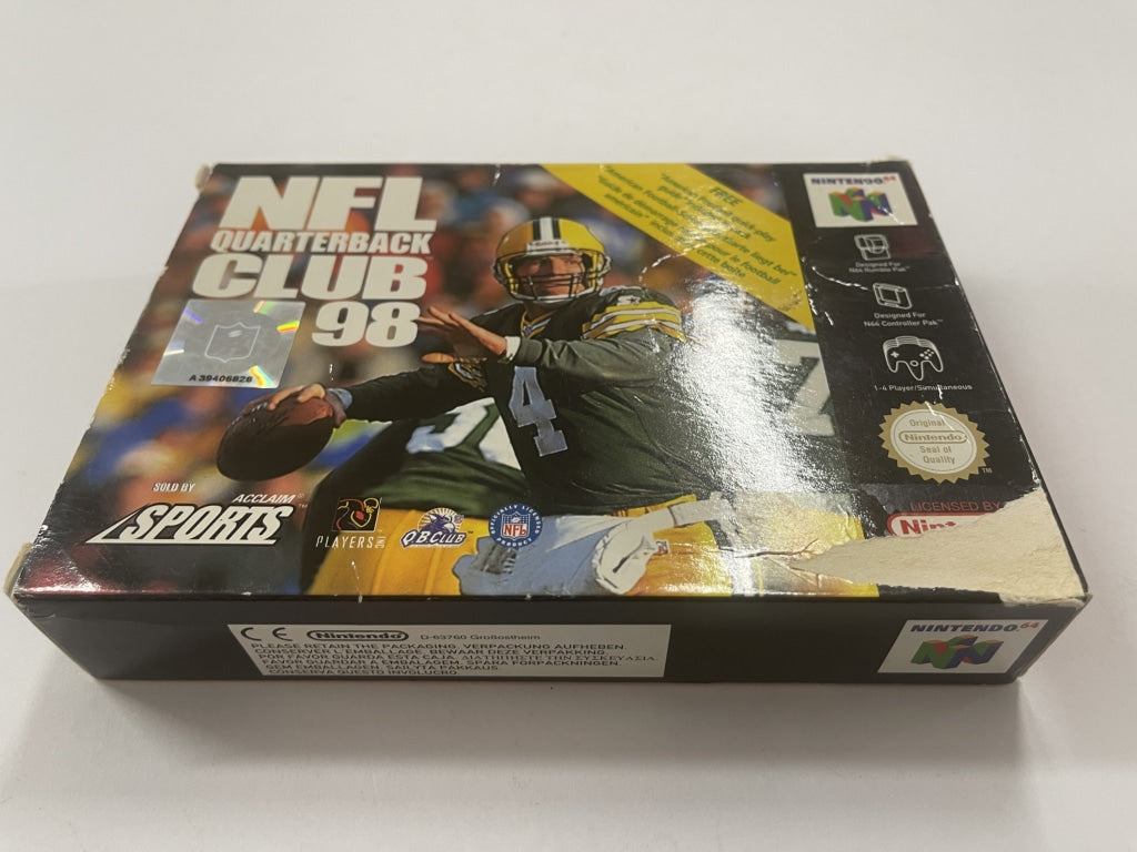 NFL Quarterback Club 98 Complete In Box
