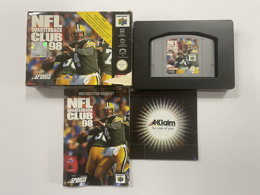 NFL Quarterback Club 98 Complete In Box