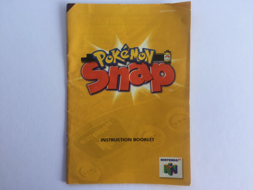 Pokemon Snap Game Manual