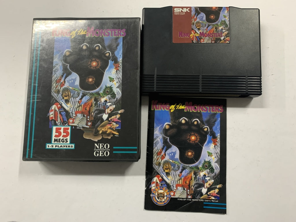 King Of The Monsters Neo Geo AES Complete in Original Case – The Game  Experts