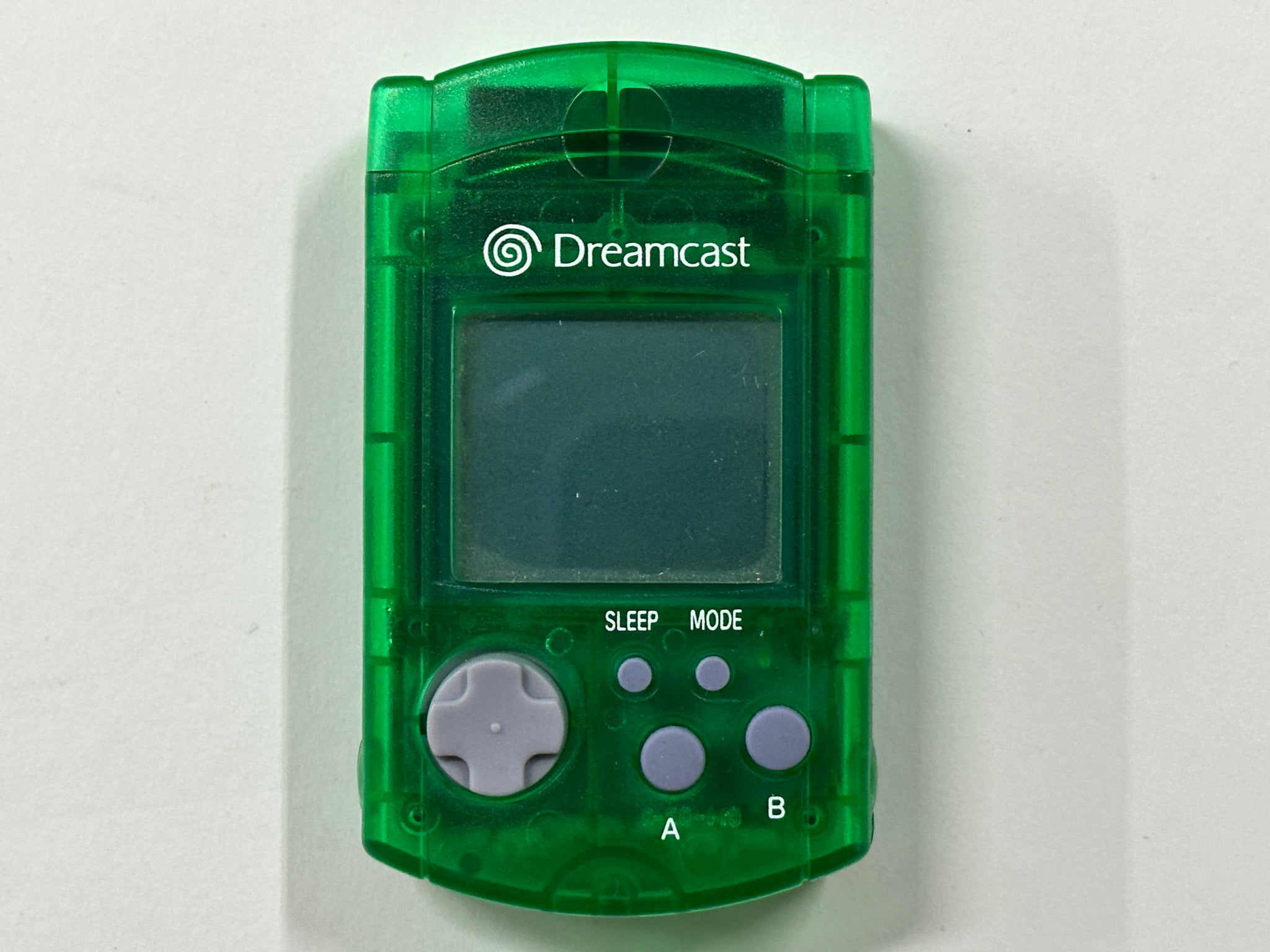 Genuine Sega Dreamcast Green VMU Memory Unit
