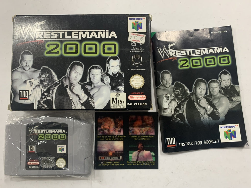 Wrestlemania 2000 Complete In Box
