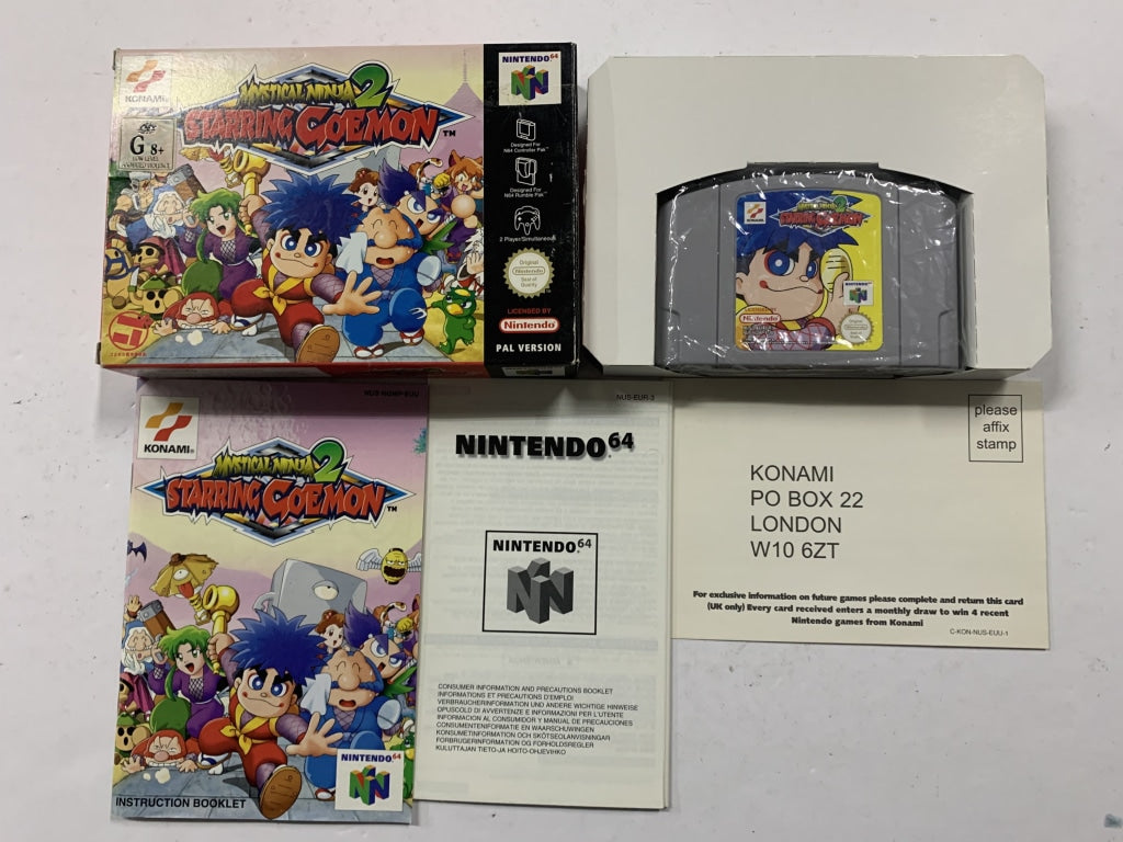 Mystical Ninja 2 Starring Goemon Complete In Box