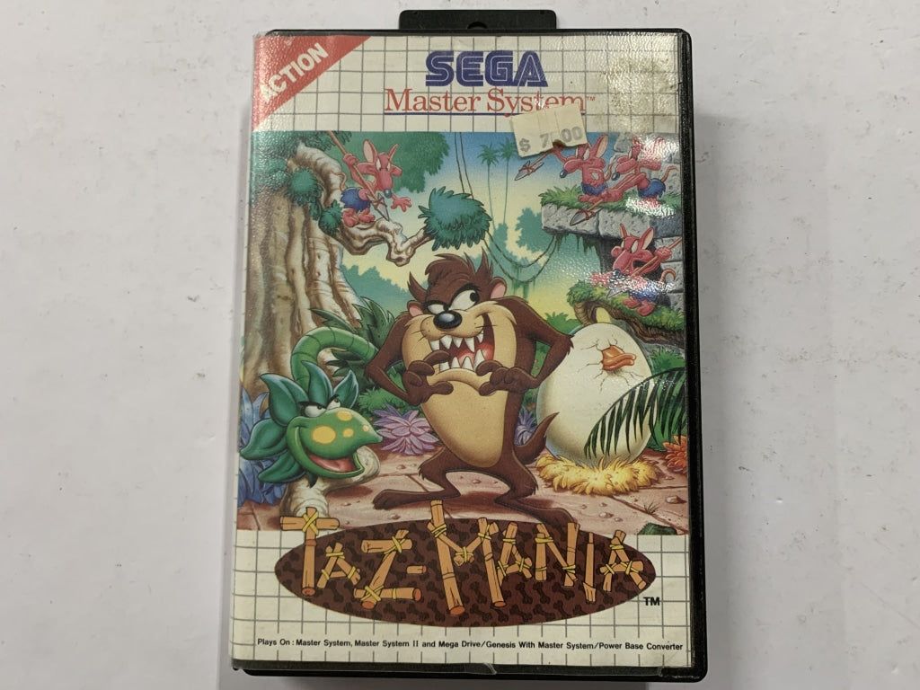 Taz Mania Complete In Original Case