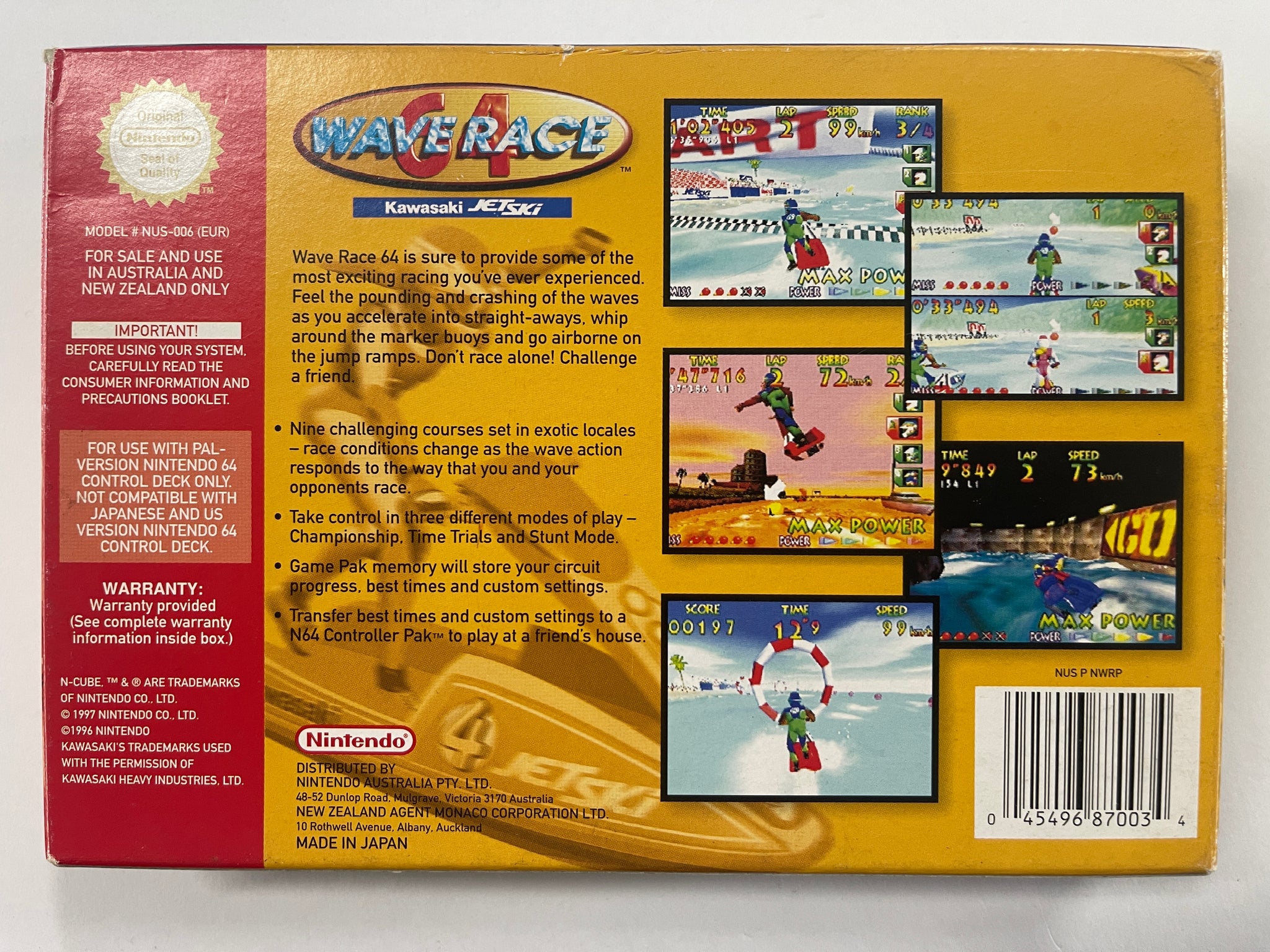 Wave Race Complete In Box