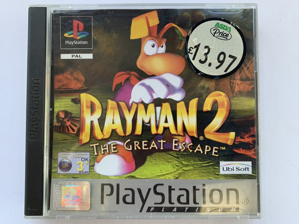 Rayman 2 Complete In Original Case