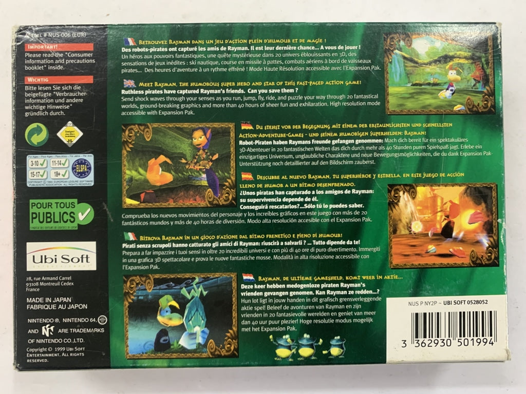 Rayman 2 Complete In Box