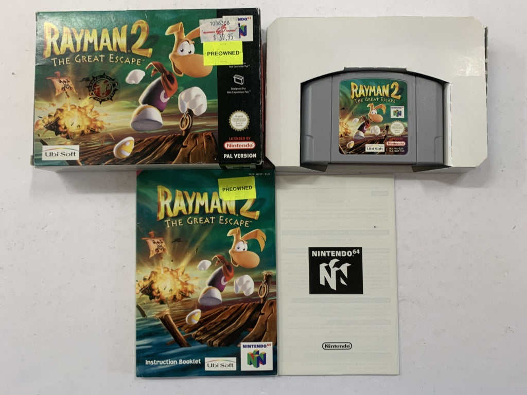 Rayman 2 Complete In Box