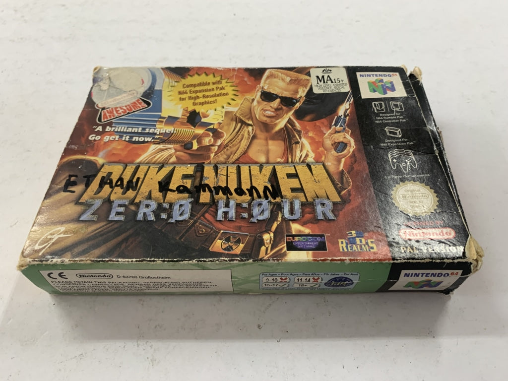 Duke Nukem Zero Hour In Original Box