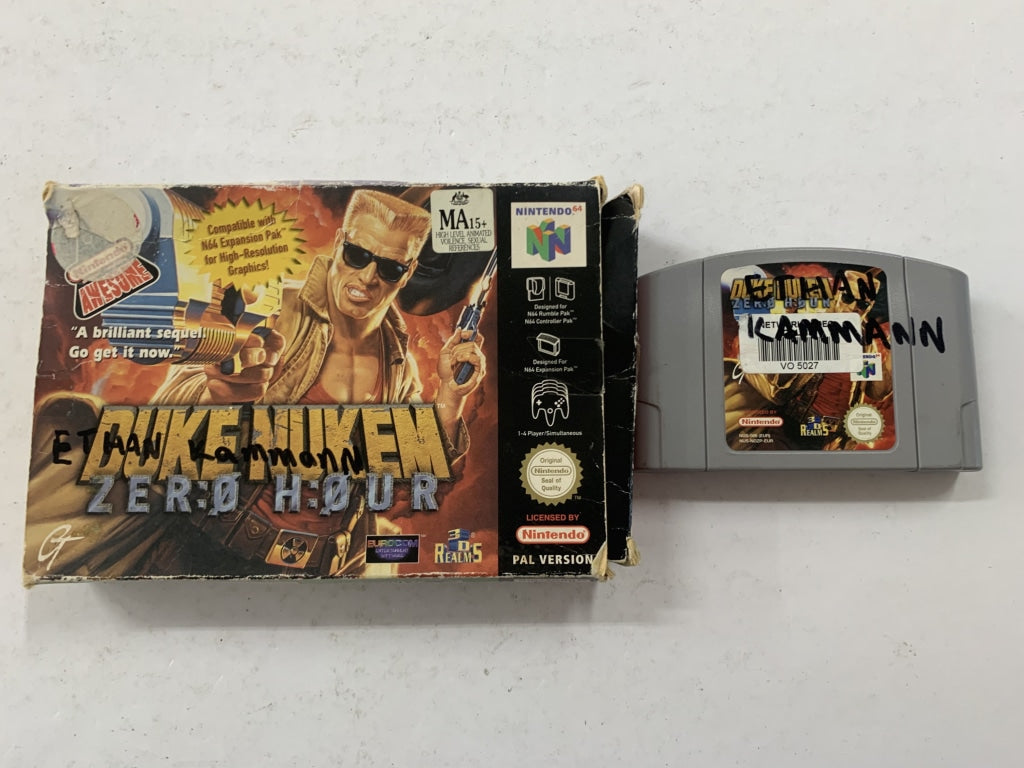 Duke Nukem Zero Hour In Original Box