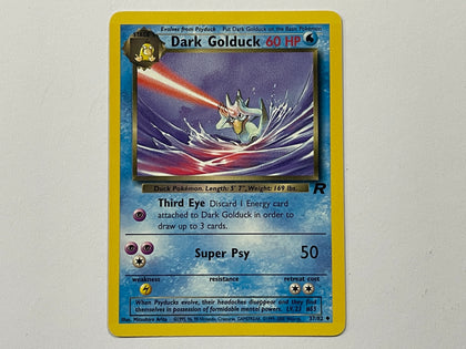 Dark Golduck 37/82 Team Rocket Set Pokemon TCG Card In Protective Penny Sleeve