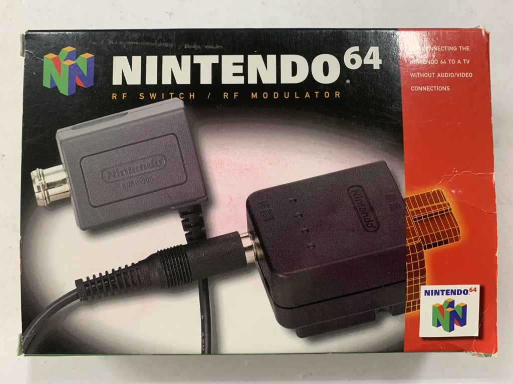 Genuine Nintendo 64 N64 RF Modulator Adapter Complete In Box