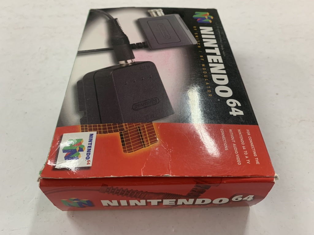 Genuine Nintendo 64 N64 RF Modulator Adapter Complete In Box