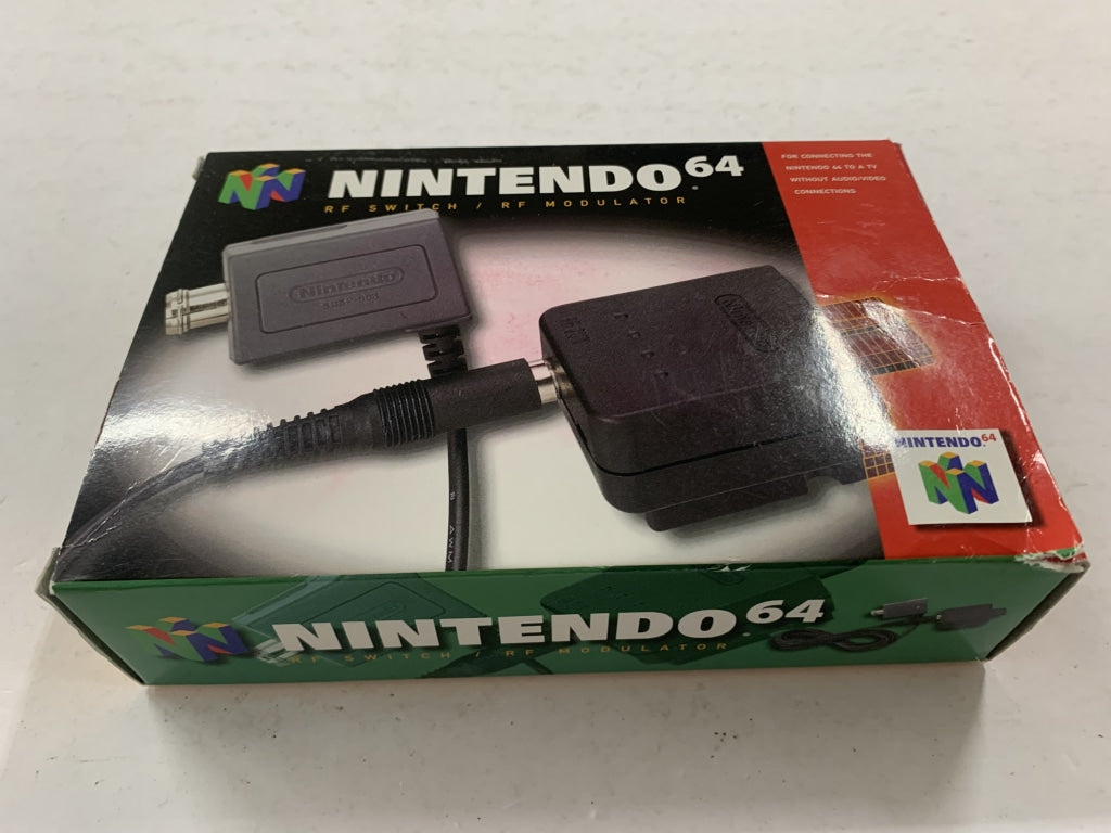 Genuine Nintendo 64 N64 RF Modulator Adapter Complete In Box