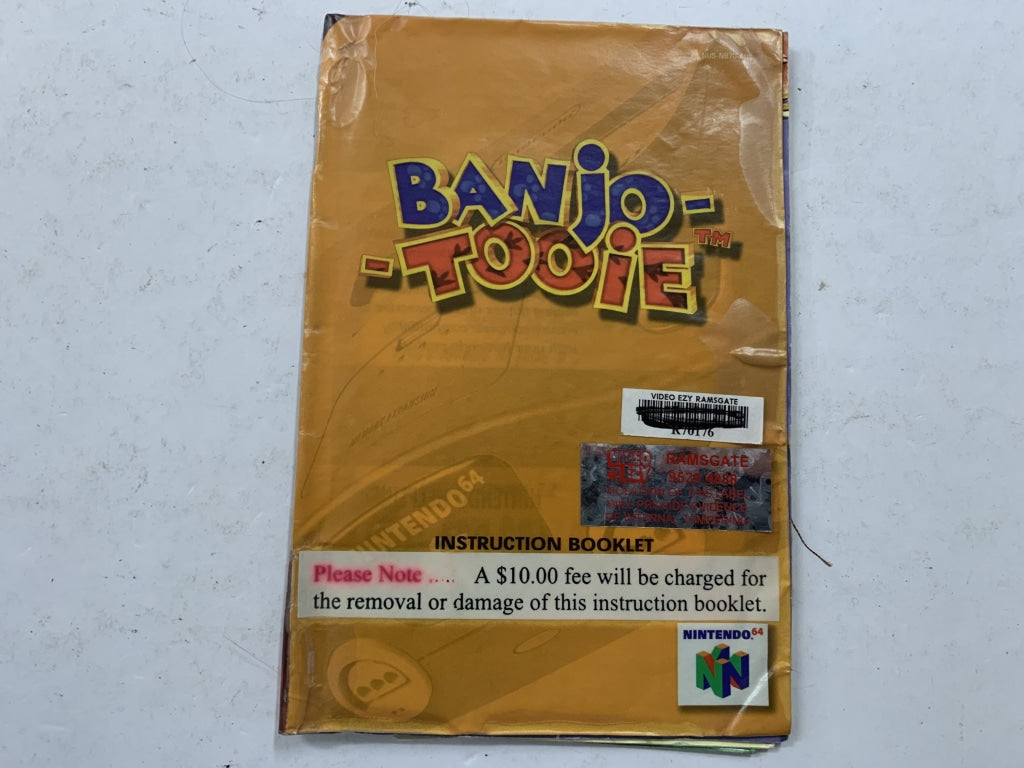 Banjo Tooie Game Manual