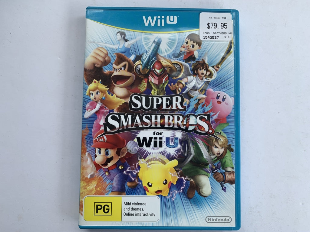 Super Smash Bros for Wii U Complete In Original Case