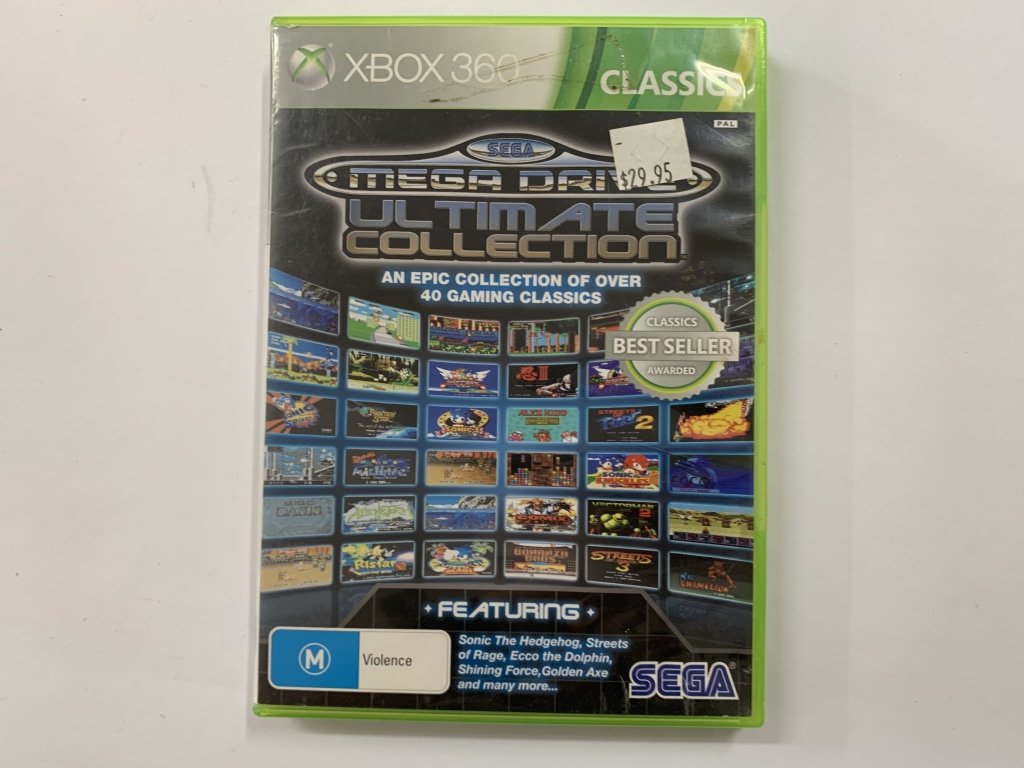 Sega mega drive ultimate collection xbox 360 game clearance list