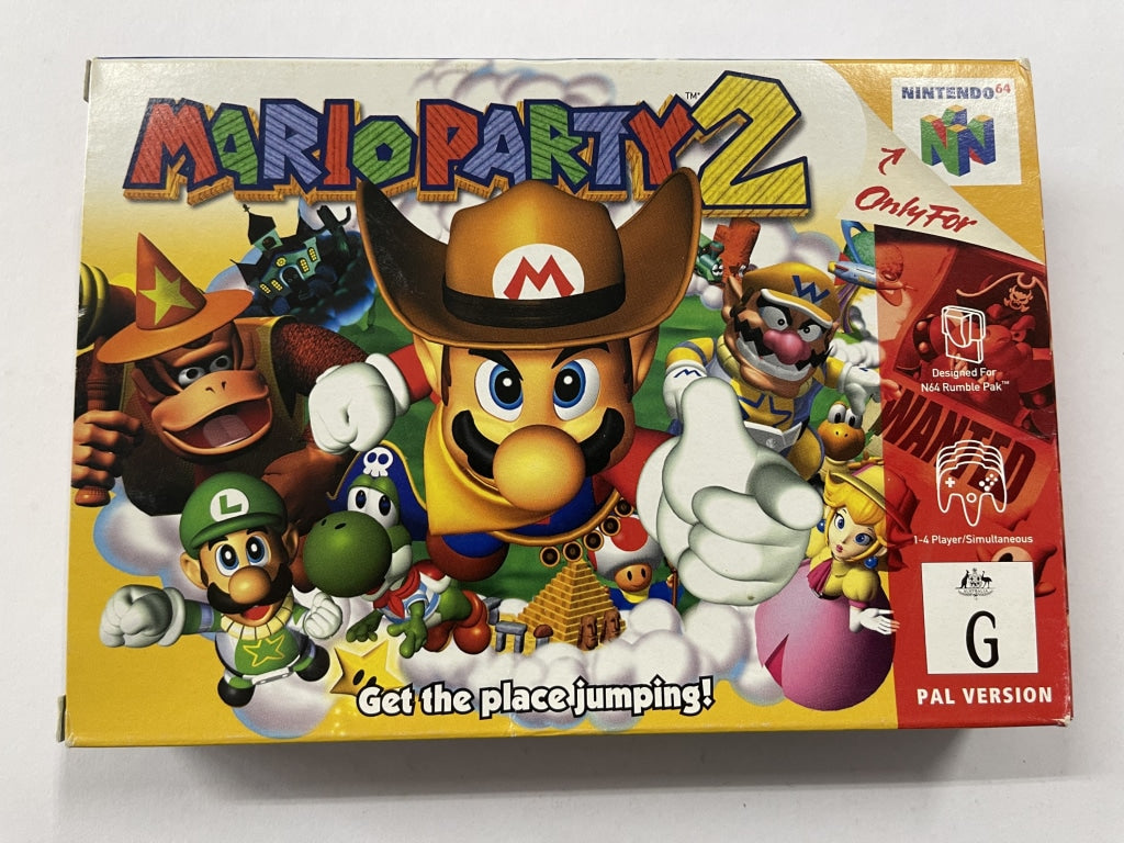 Mario Party 2 Complete In Box