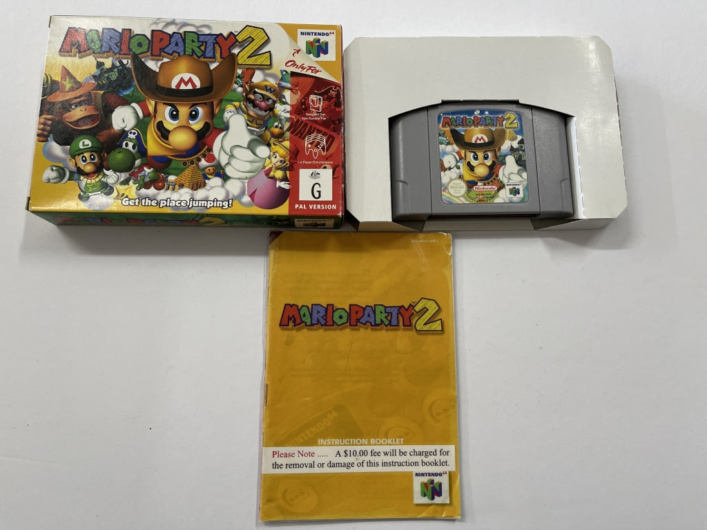 Mario Party 2 Complete In Box