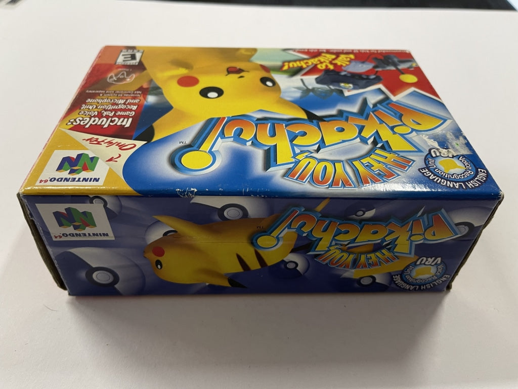 N64 Hey You Pikachu With AUTHENTIC VRU and Microphone offers