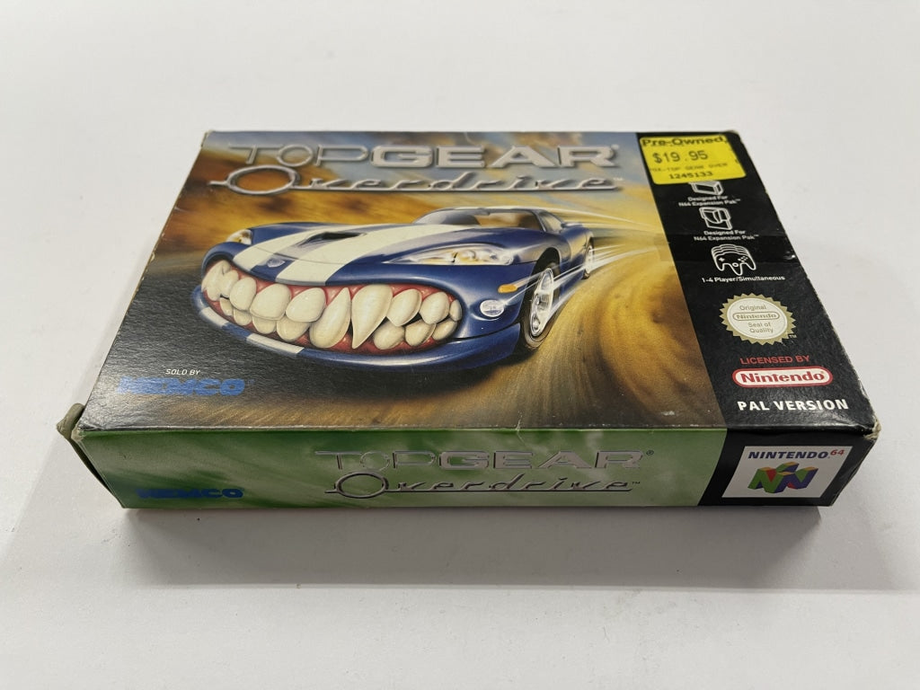 Top Gear Overdrive Complete In Box