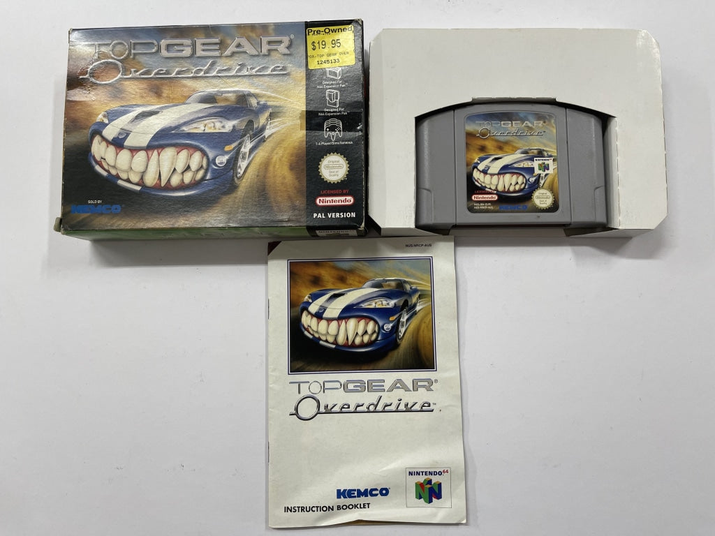 Top Gear Overdrive Complete In Box