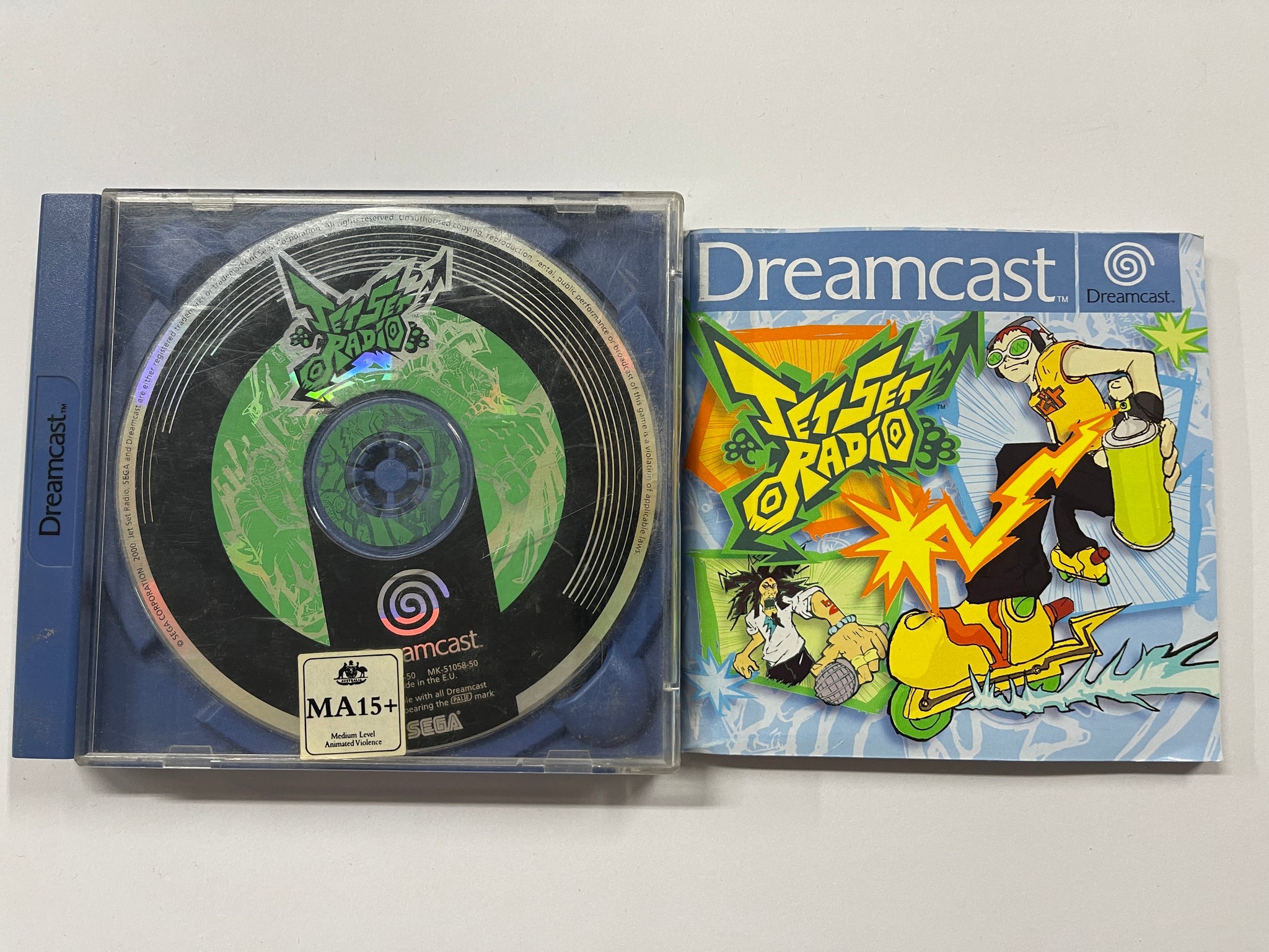 Jet Set Radio In Original Case