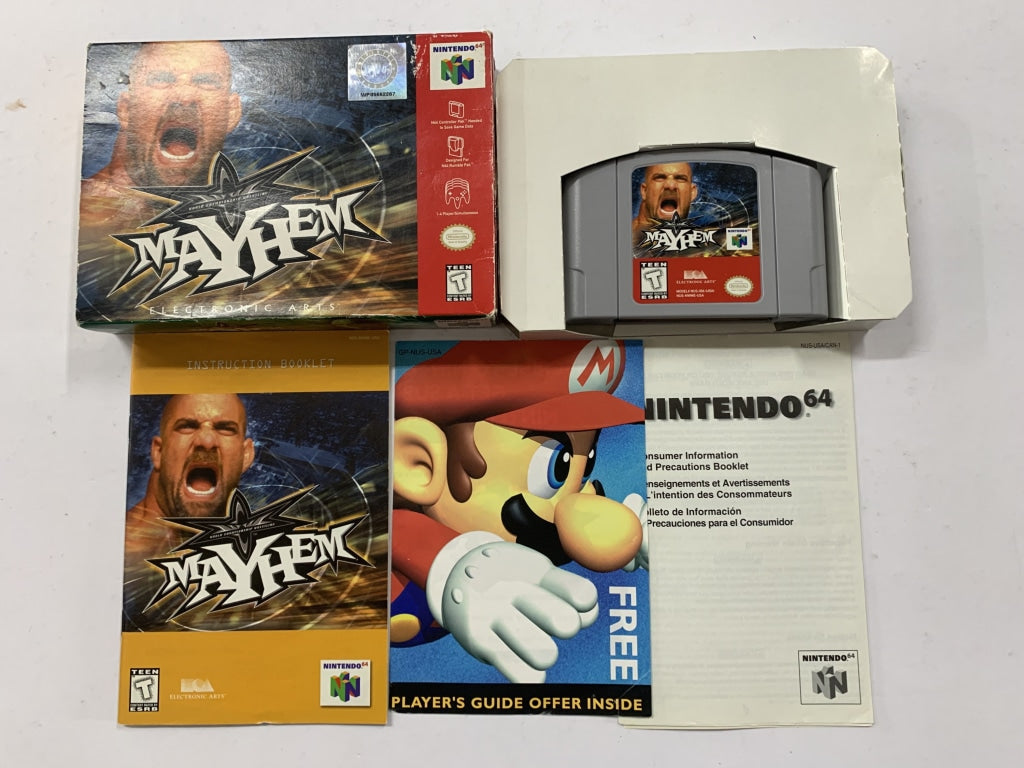 WCW Mayhem NTSC Complete In Box