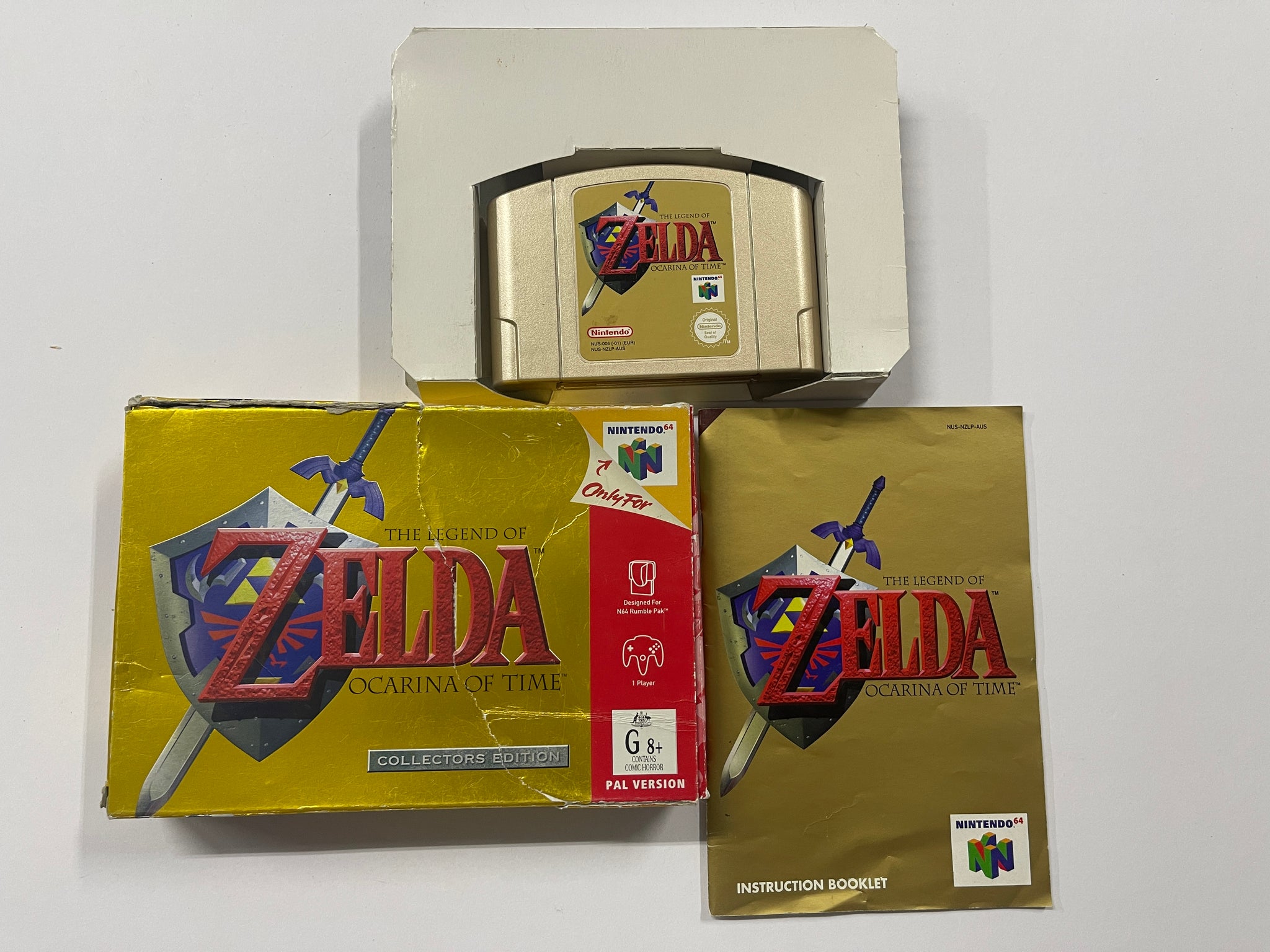 The Legend Of Zelda Ocarina Of Time Complete In Box