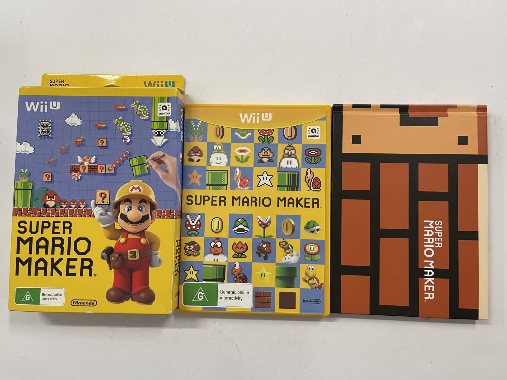 Super Mario Maker Limited Edition Complete In Box with Artbook