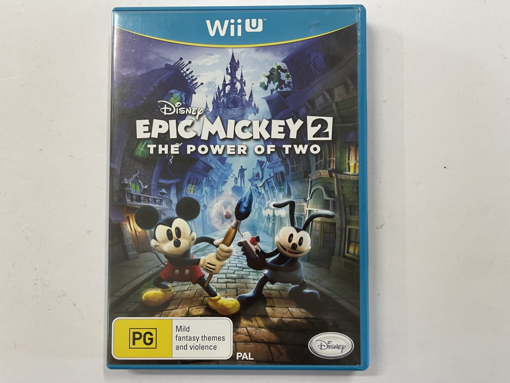 Disney Epic Mickey 2 The Power Of Two Complete In Original Case