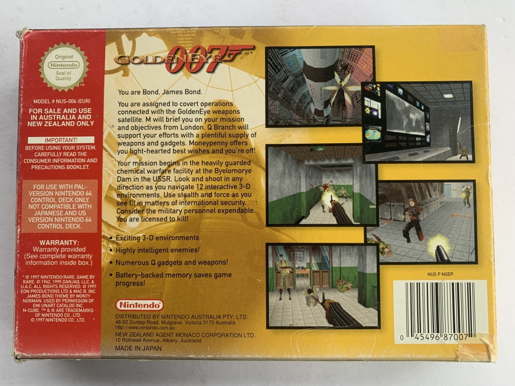 Goldeneye 007 Complete In Box