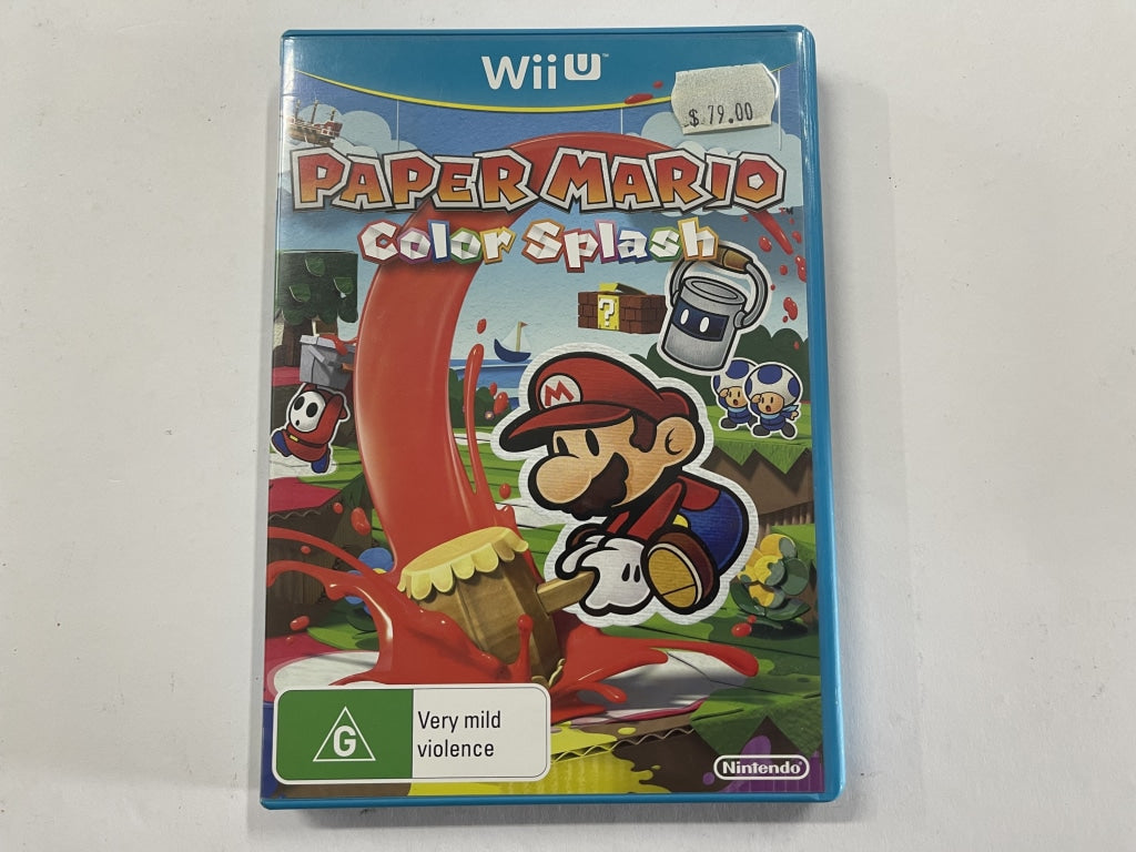 Paper Mario Color Splash Complete In Original Case