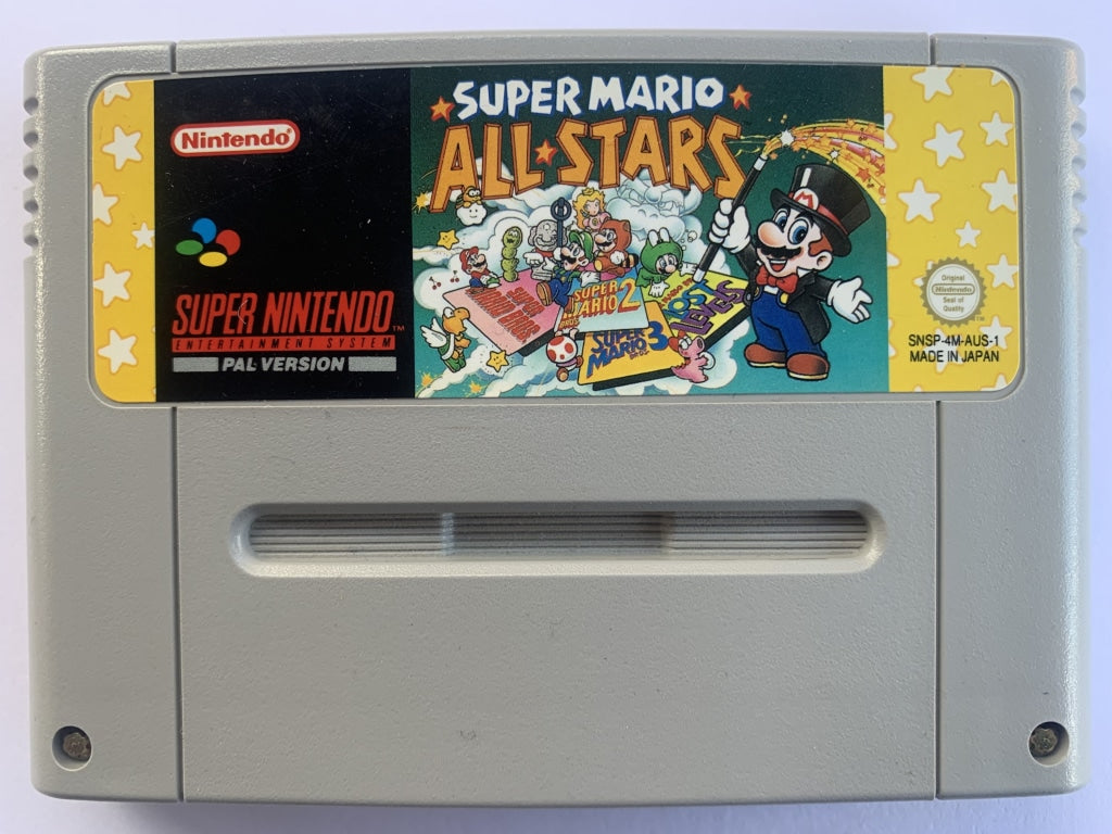 Super mario store all stars cartridge