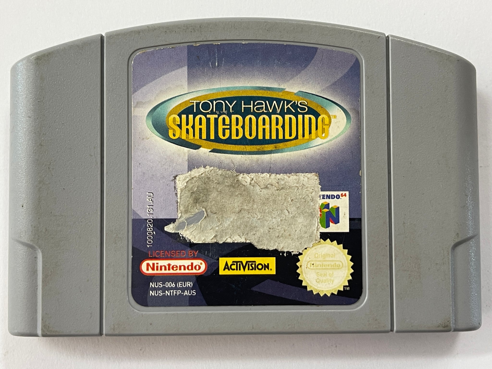 Tony Hawk's Skateboarding Cartridge