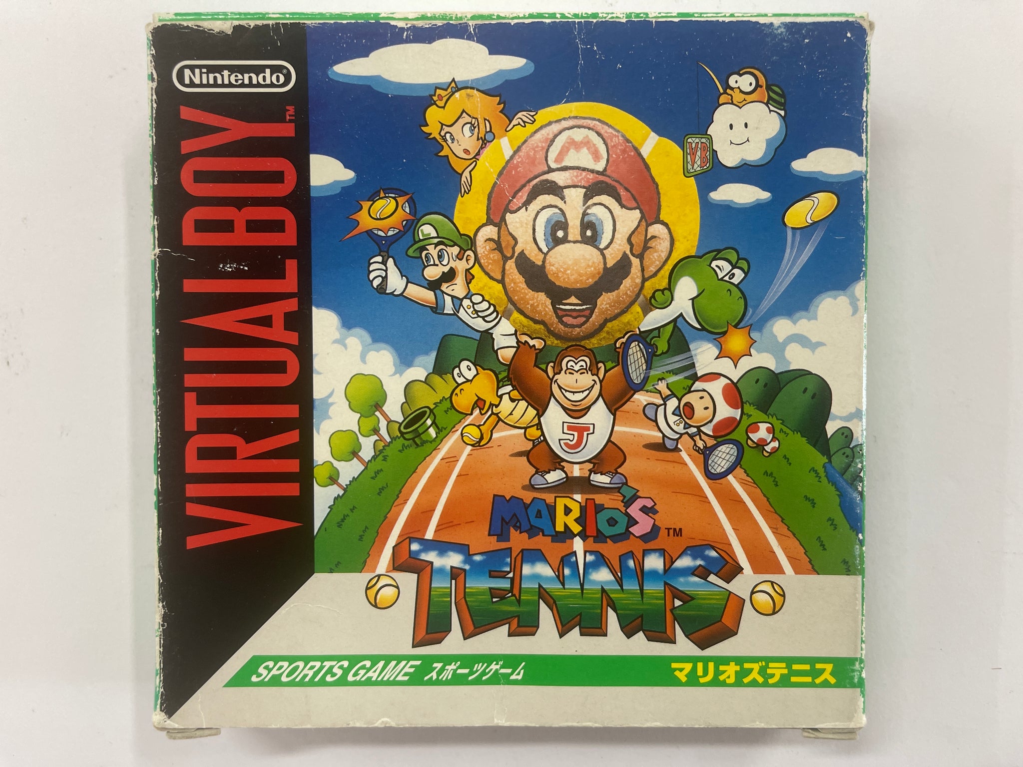 Mario's Tennis NTSC J Complete In Box for Nintendo Virtual Boy