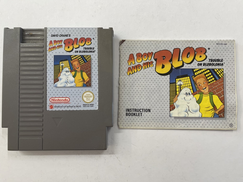 A Boy & His Blob Cartridge with Game Manual – The Game Experts