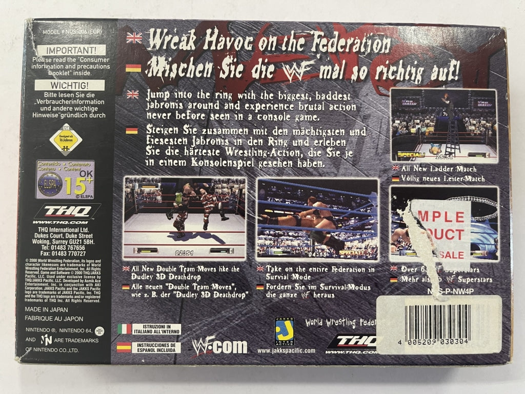 WWF No Mercy Complete In Box