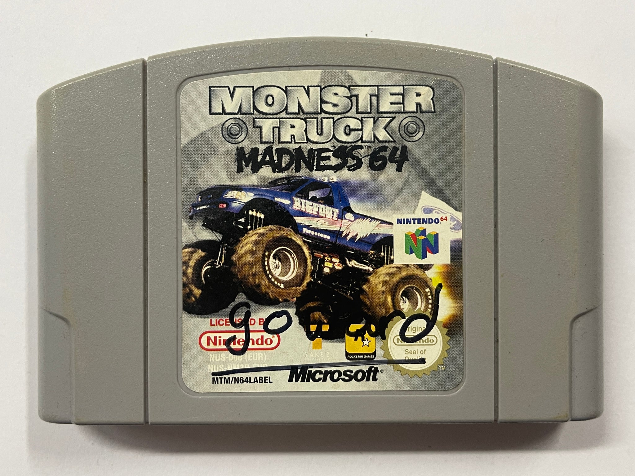 Monster Truck Madness 64 Cartridge